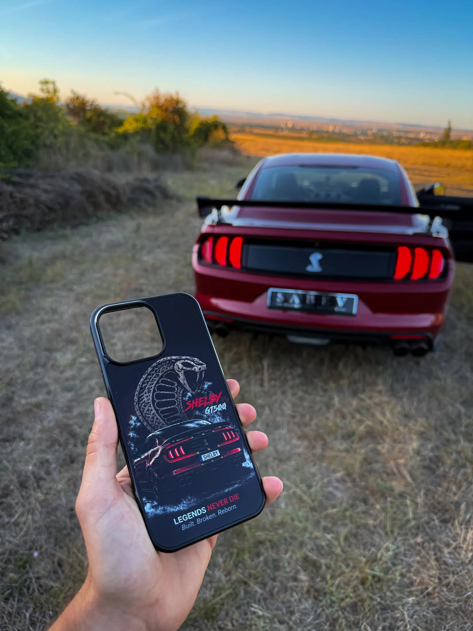 Мърч Dani Subev с Ford Mustang Shelby GT500