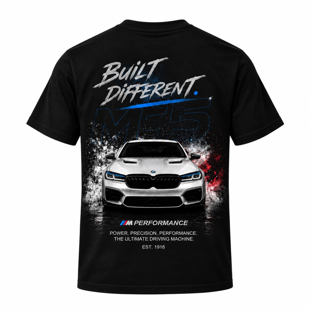 Standart Fit Тениска BMW - 1 Built Different