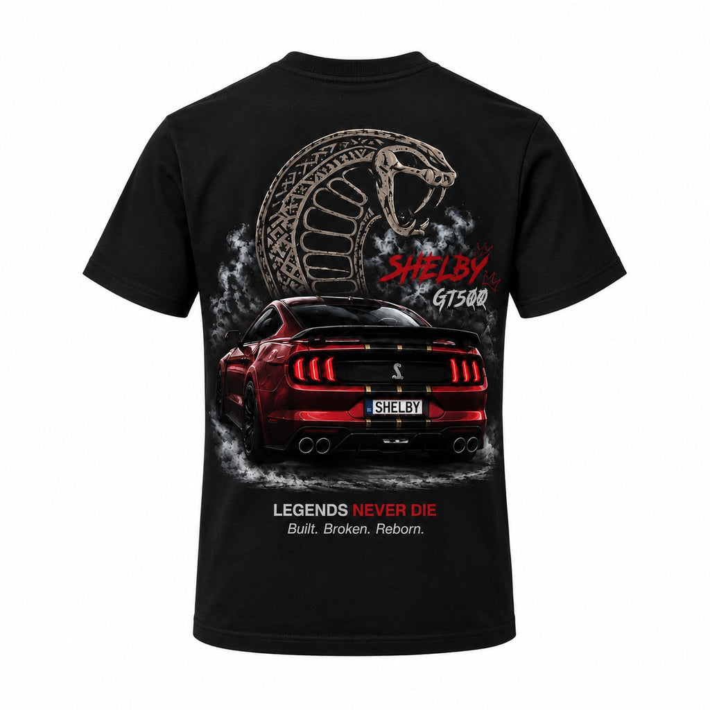Standart Fit Тениска Mustang - Legends never die