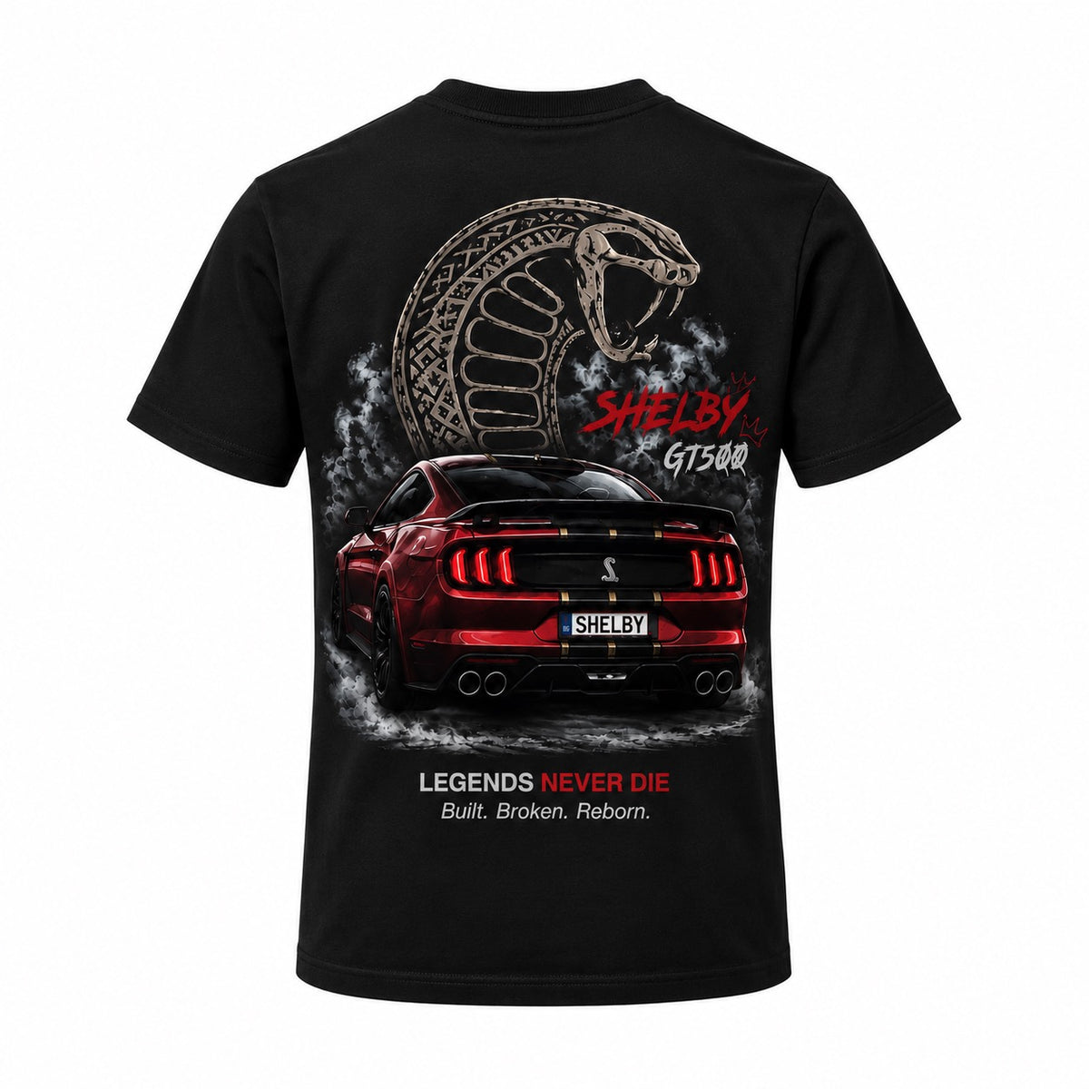 Standart Fit Тениска Mustang - Legends never die