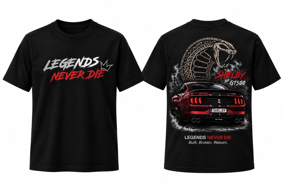 Standart Fit Тениска Mustang - Legends never die