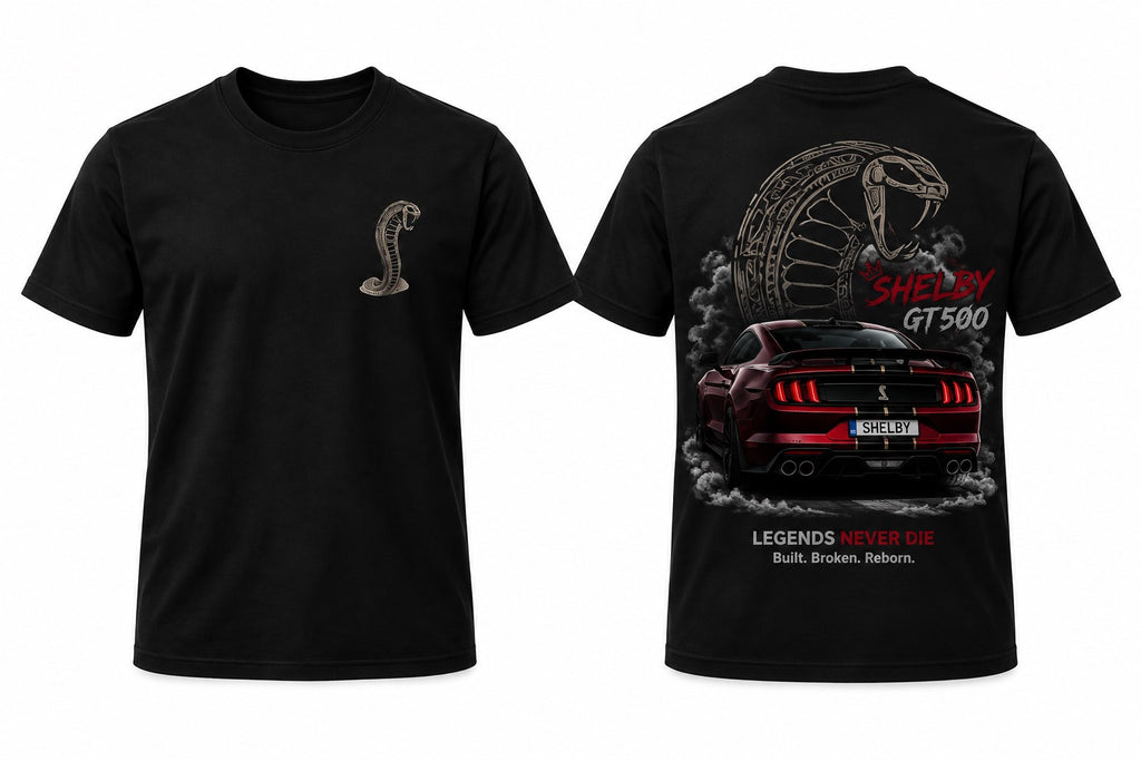 Standart Fit Тениска Mustang - Shelby