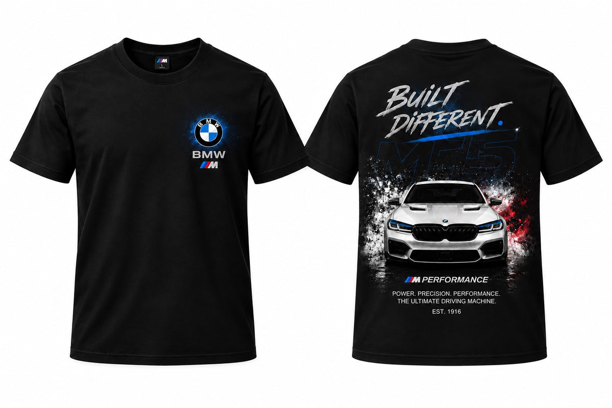 Standart Fit Тениска BMW - 1 Built Different